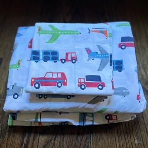 Pottery barn kids Brody twin sheet set